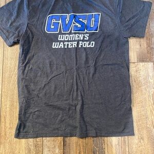 Women's Water Polo Short Sleeve Tee - Dark Gray/Blue